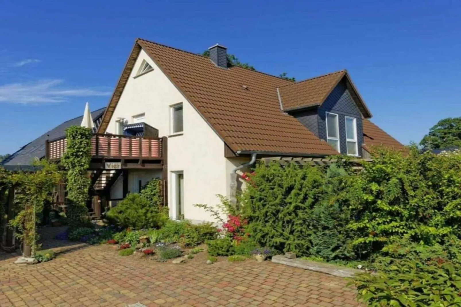Doppelhaus Westwind Vieregge-Gebieden zomer 1km