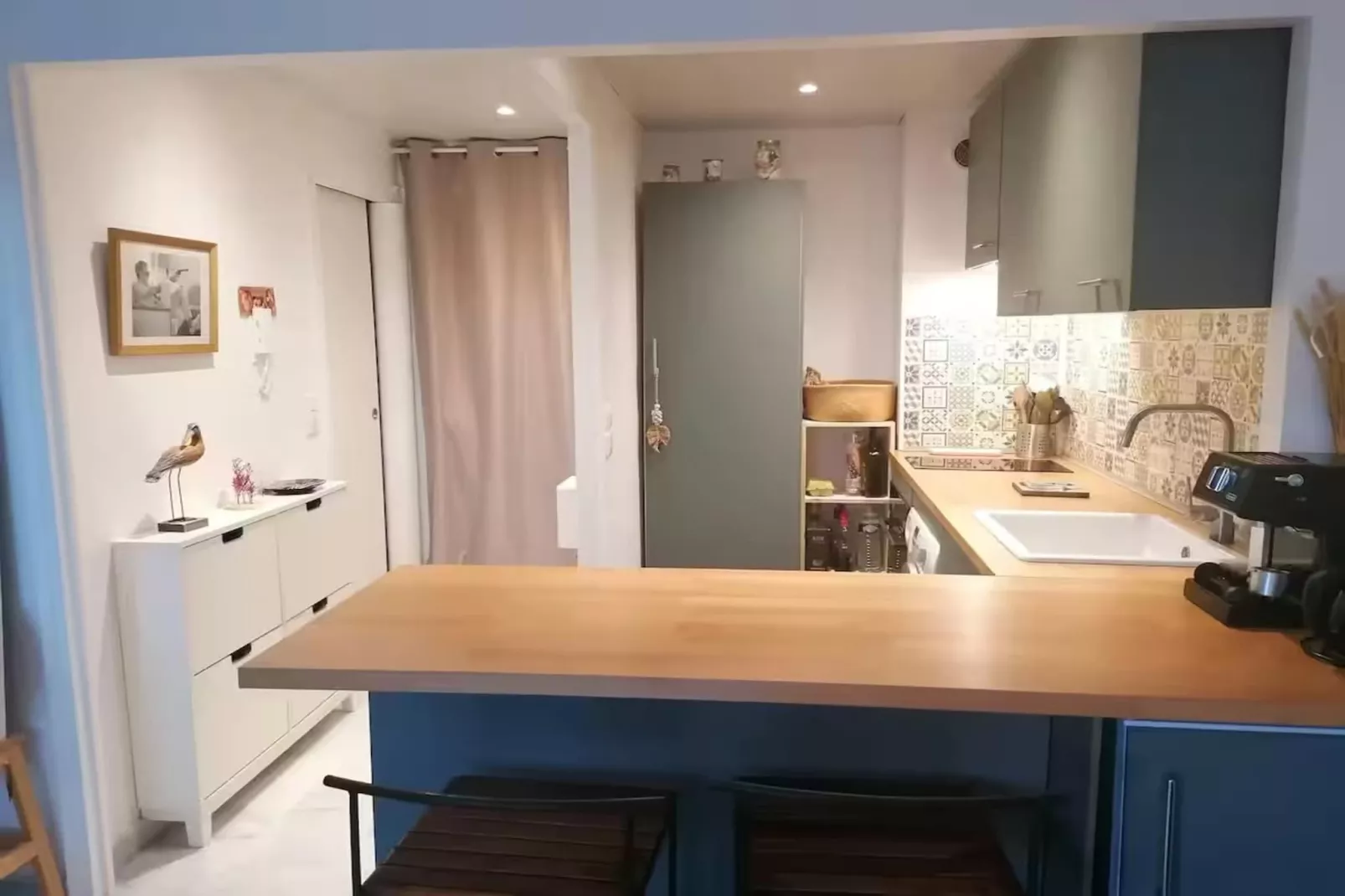 Grand Studio refait à neuf-Keuken