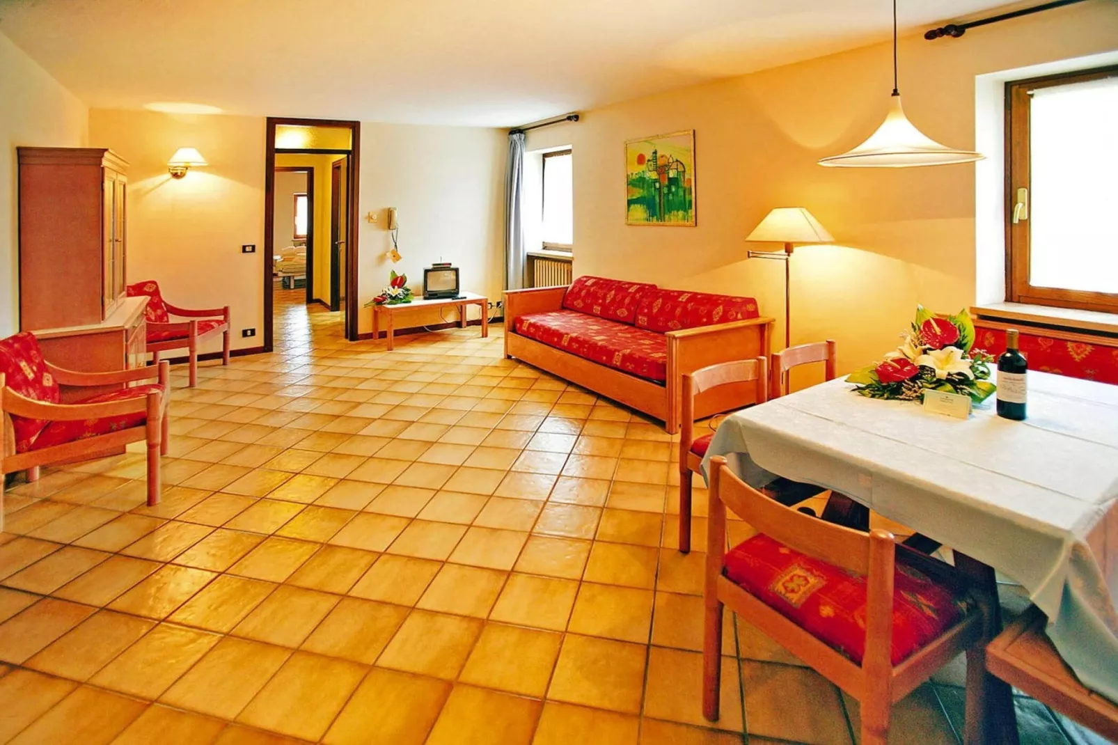 Residence La Filanda, Costermano-bilo classic mansarde-Woonkamer