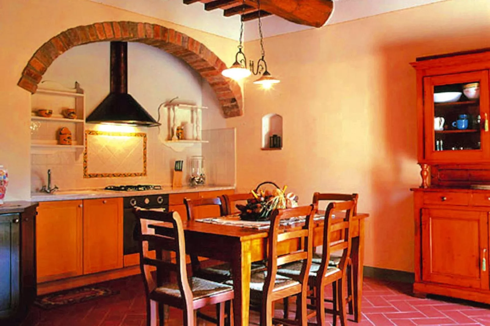 Ferienanlage Borgo della Meliana Gambassi Terme Typ Trilo Lux-Eetkamer