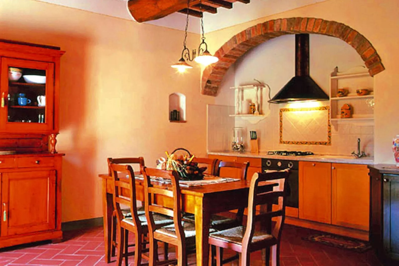Ferienanlage Borgo della Meliana Gambassi Terme Typ Trilo Lux-Eetkamer