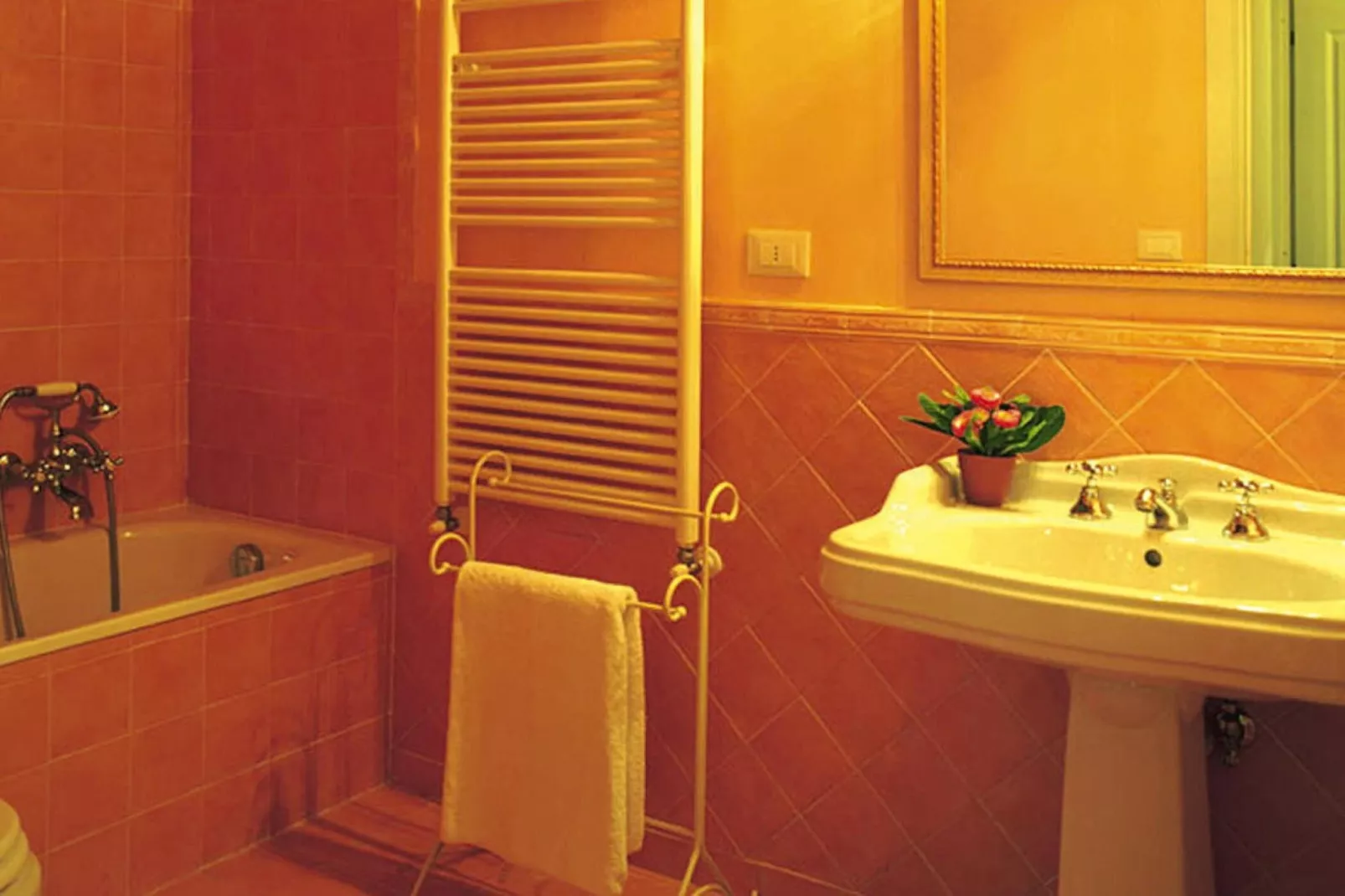Ferienanlage Borgo della Meliana Gambassi Terme Typ Trilo Lux-Badkamer