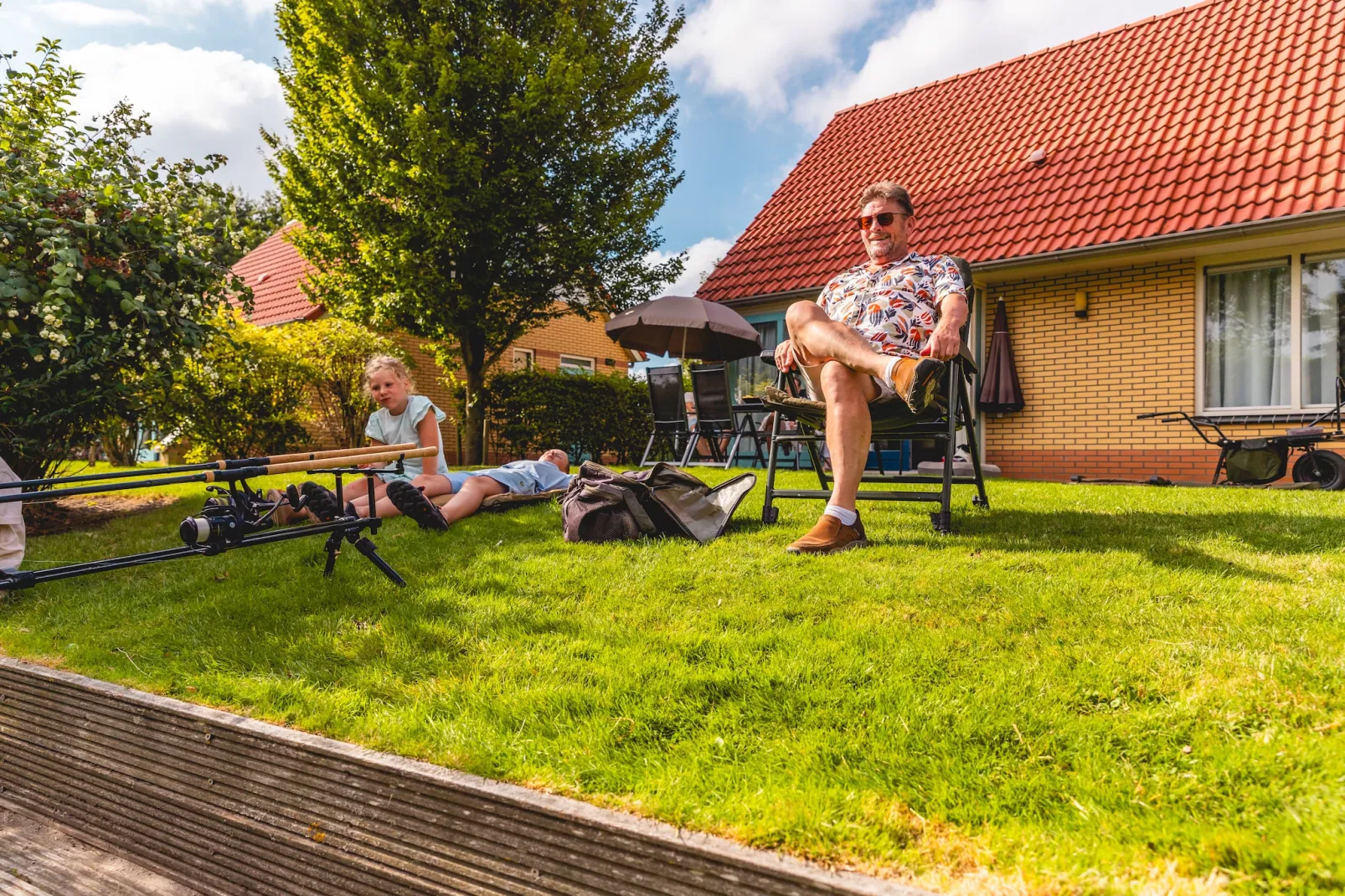 Villavakantiepark IJsselhof 6-Tuinen zomer