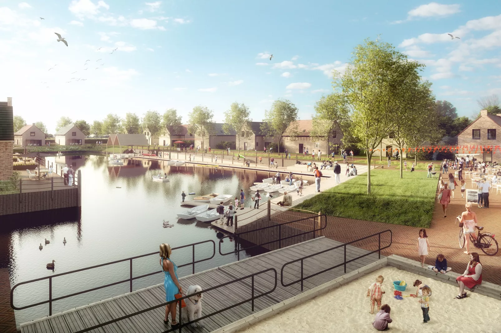 Park Veerse Kreek 3-Uitzicht zomer