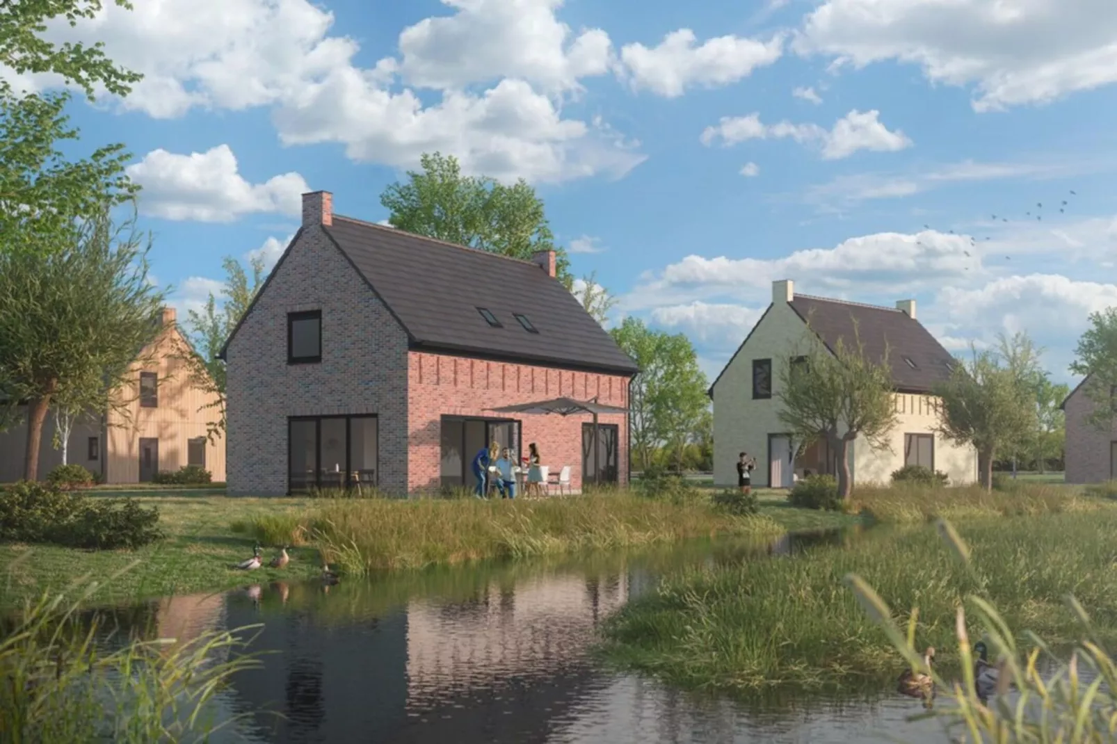 Park Veerse Kreek 3-Gebieden zomer 1km