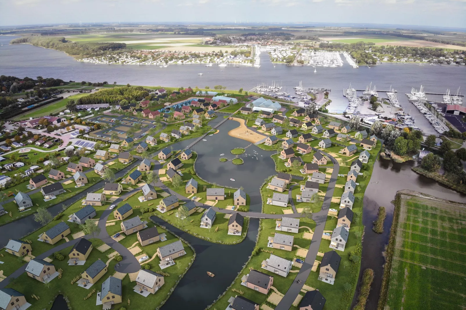 Park Veerse Kreek 3-Gebieden zomer 20km