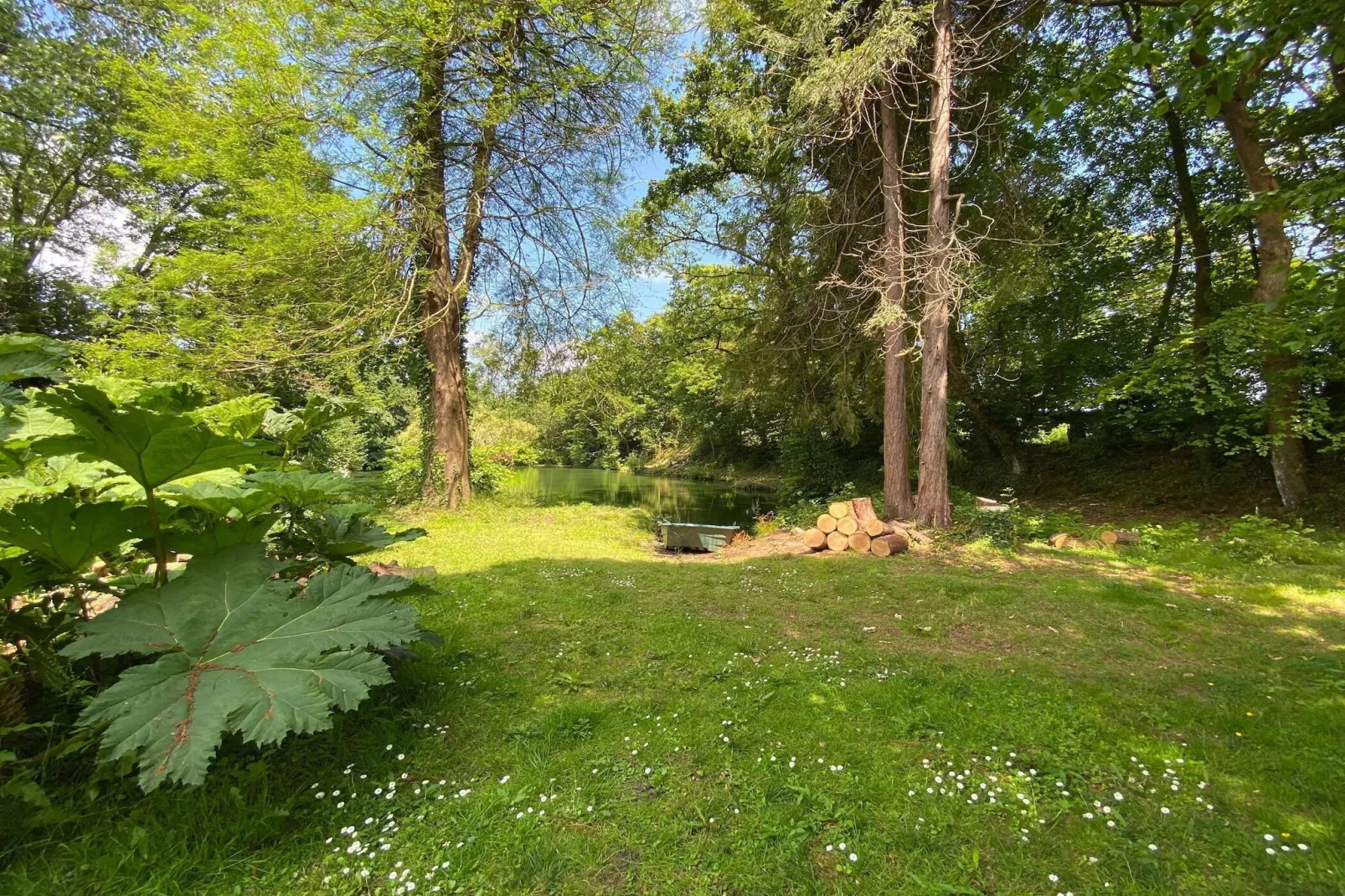 Semi-detached house St Sauveur-le-Vicomte--Tuinen zomer