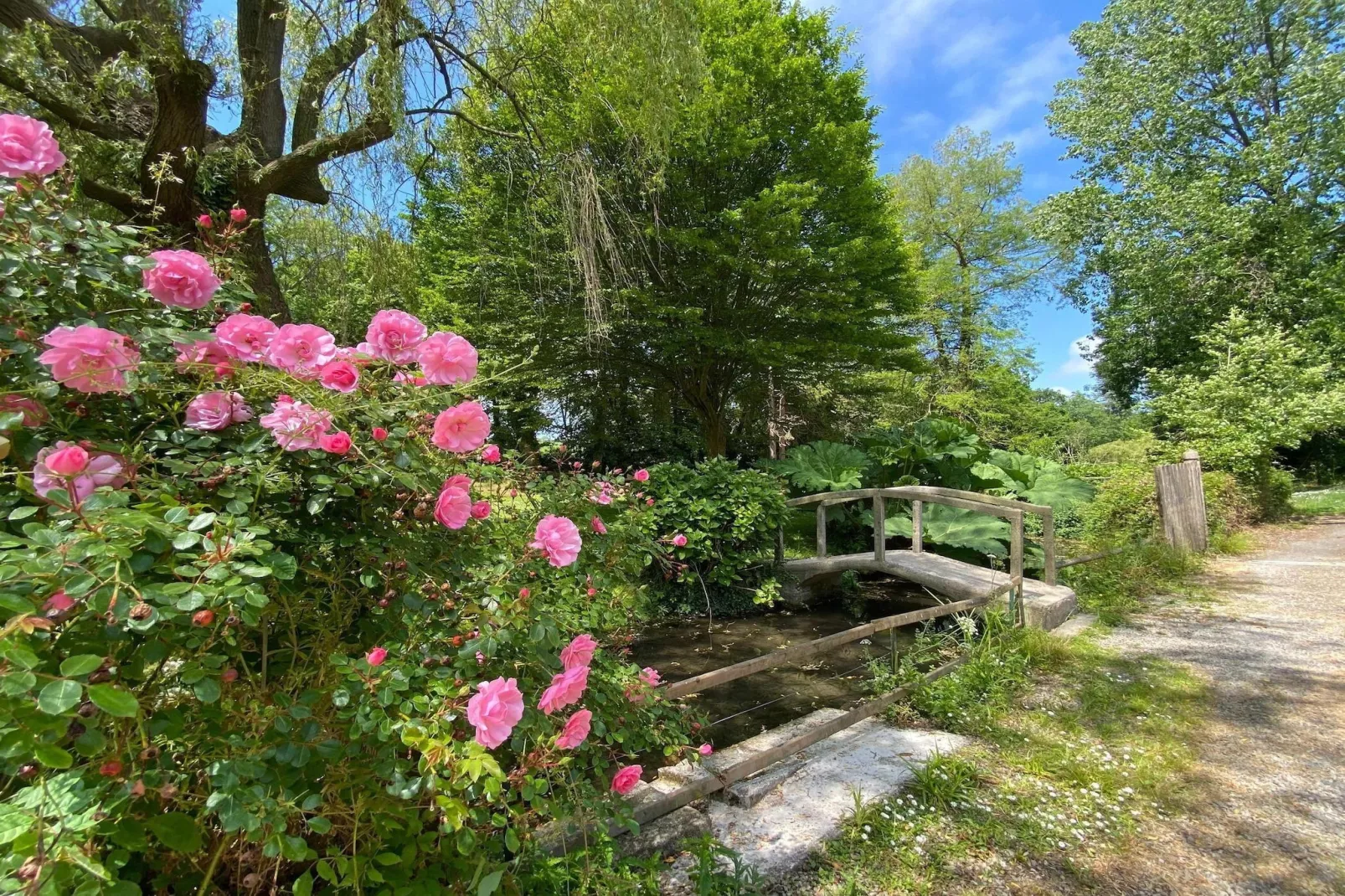 Semi-detached house St Sauveur-le-Vicomte--Tuinen zomer