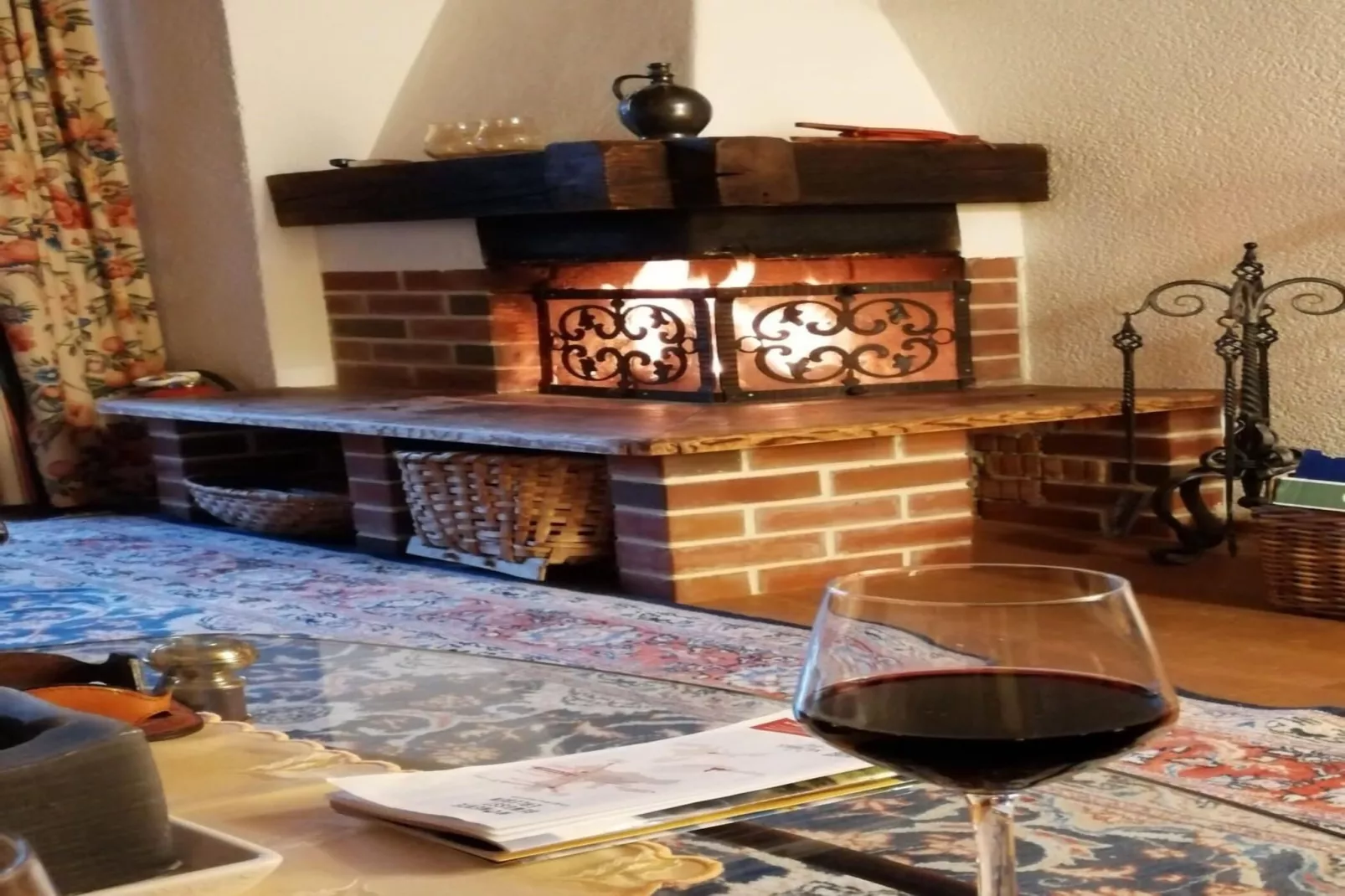 Ferienhaus Aigenberg-Woonkamer
