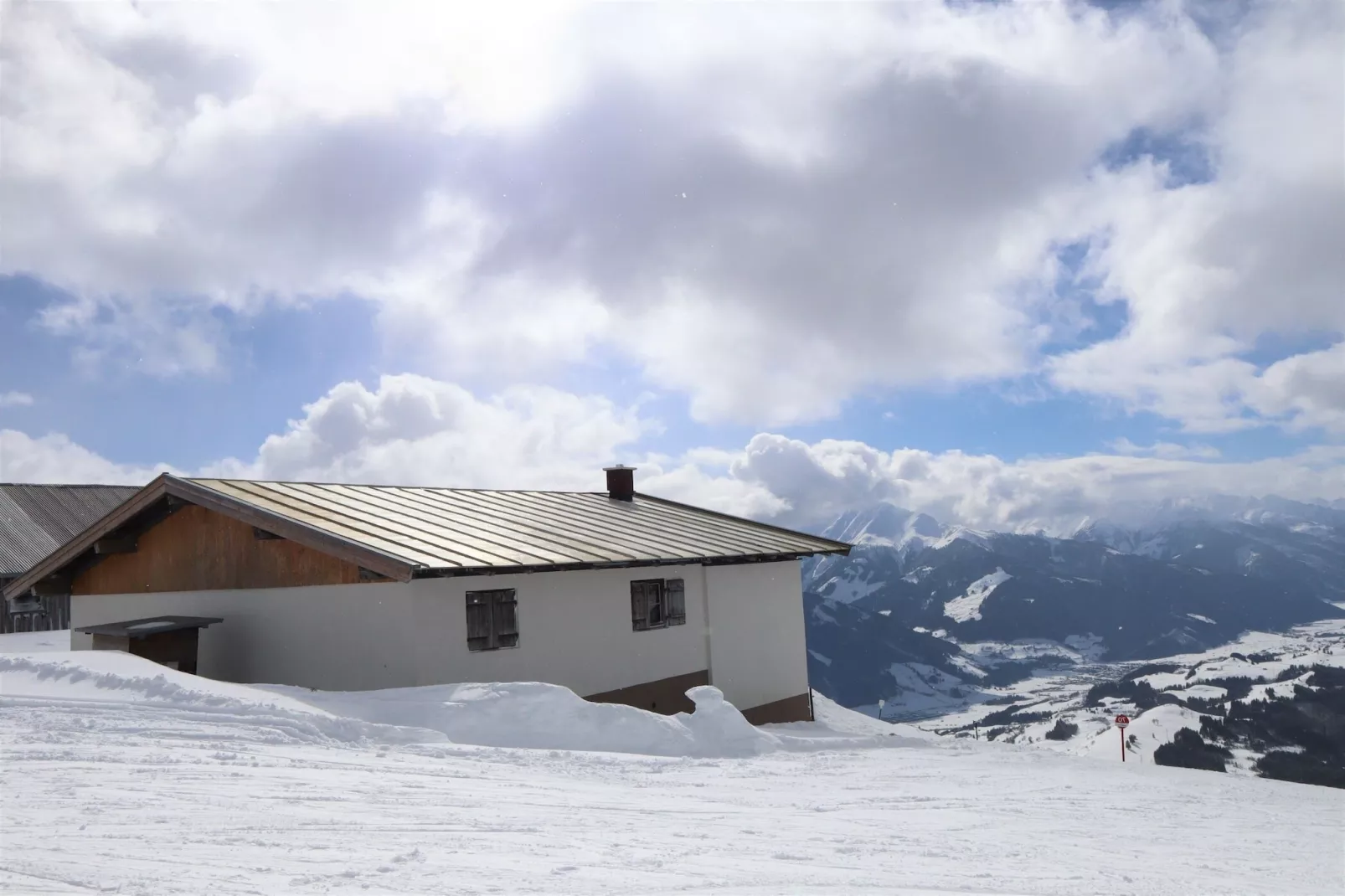 Almhütte Gipfelblick-Exterieur winter