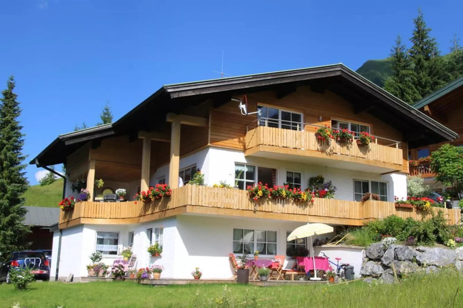 Chalet Bärlerhof-Gebieden zomer 1km