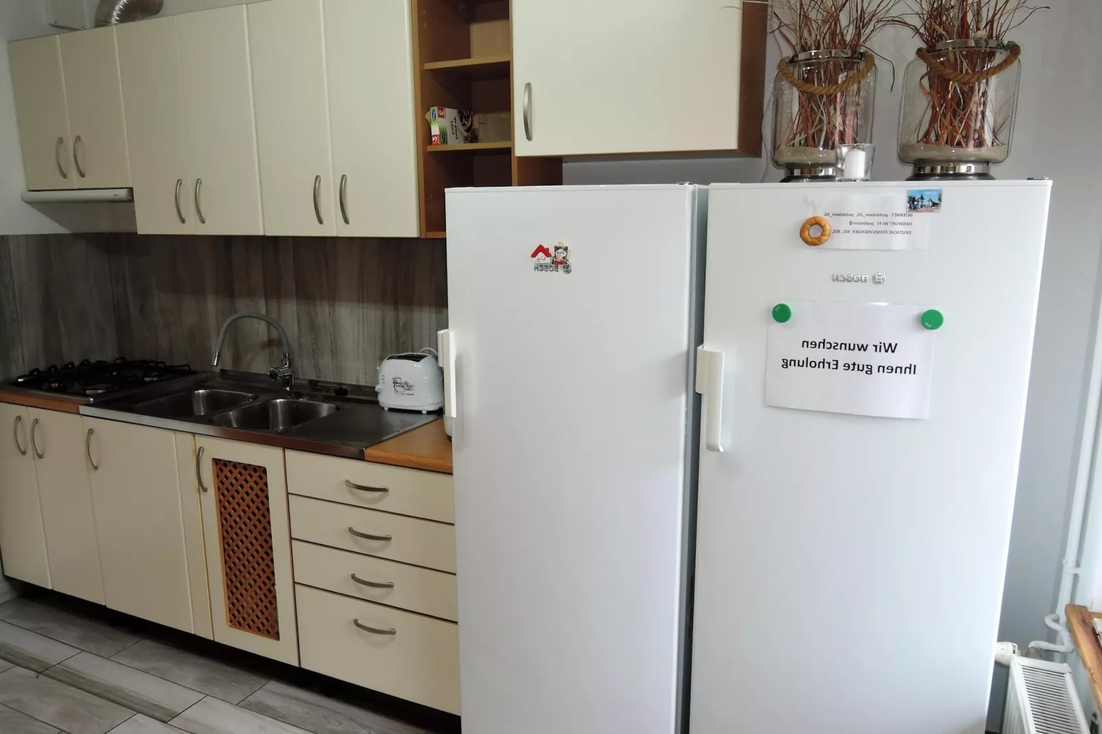 Lovely holiday home in Pobierowo for 20 persons-Keuken