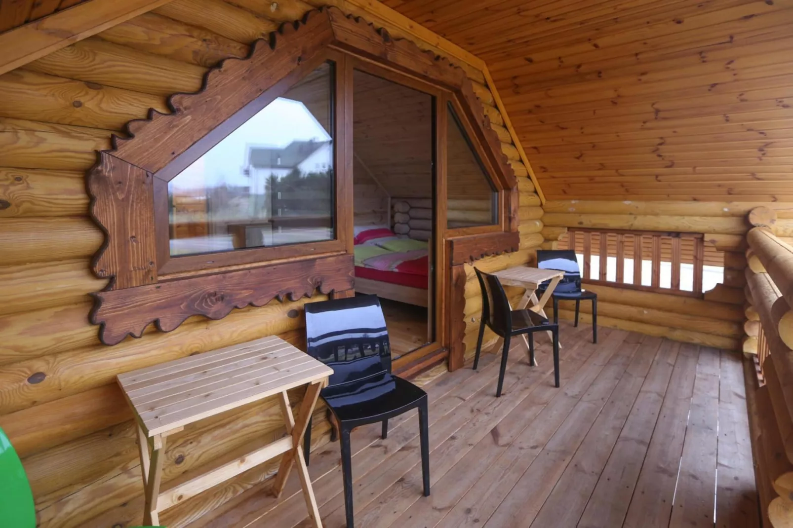 Holiday complex with holiday homes Rewal-Terrasbalkon