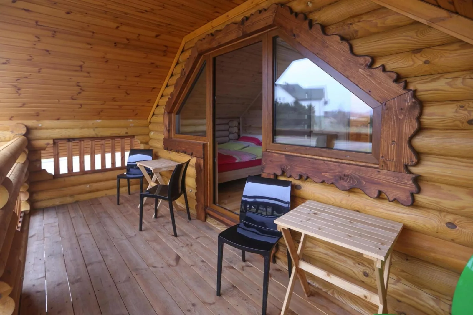Holiday complex with holiday homes Rewal-Terrasbalkon