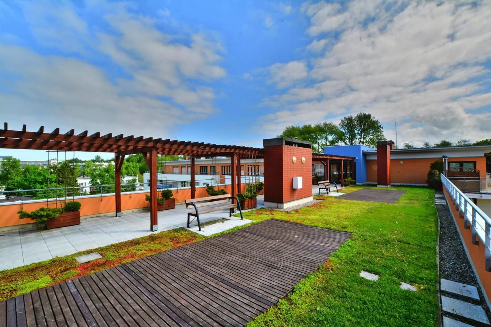 Apartment Kolobrzeg-Tuinen zomer