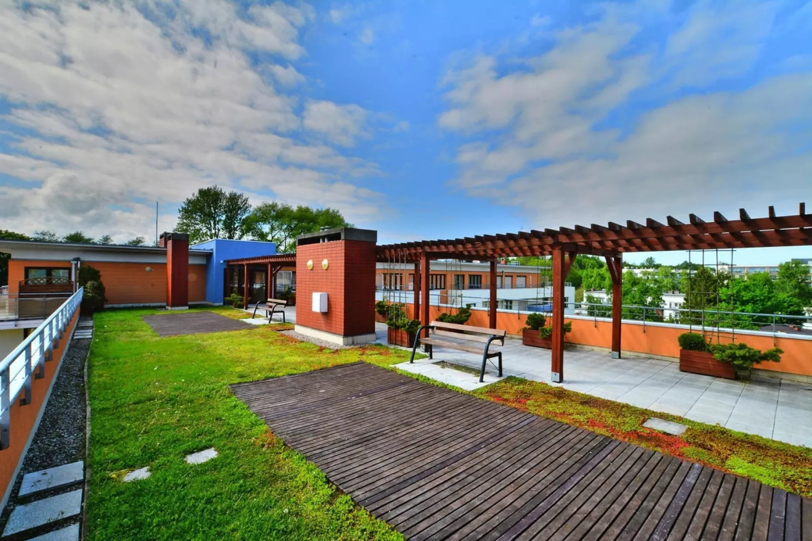 Apartment Kolobrzeg-Tuinen zomer