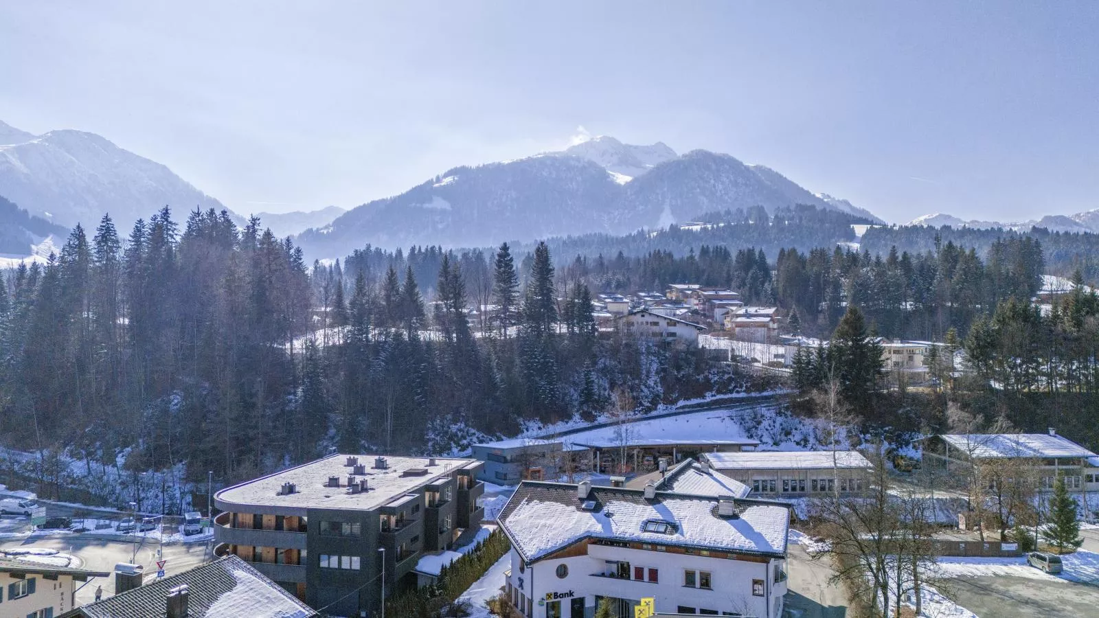 Bergzeit Fieberbrunn 2-Uitzicht winter