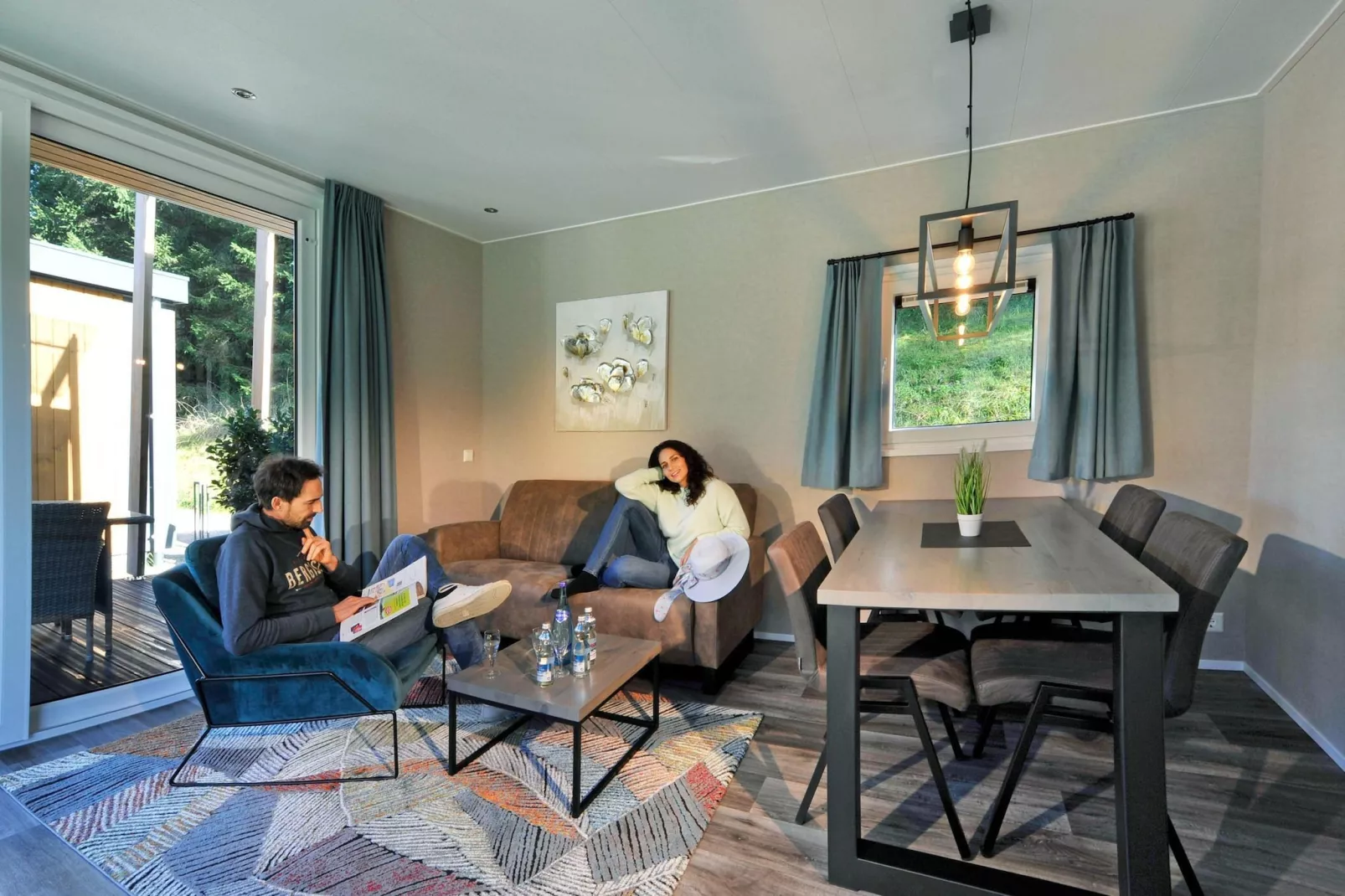 Camping Seeblick Toni - 2 Personen-Woonkamer