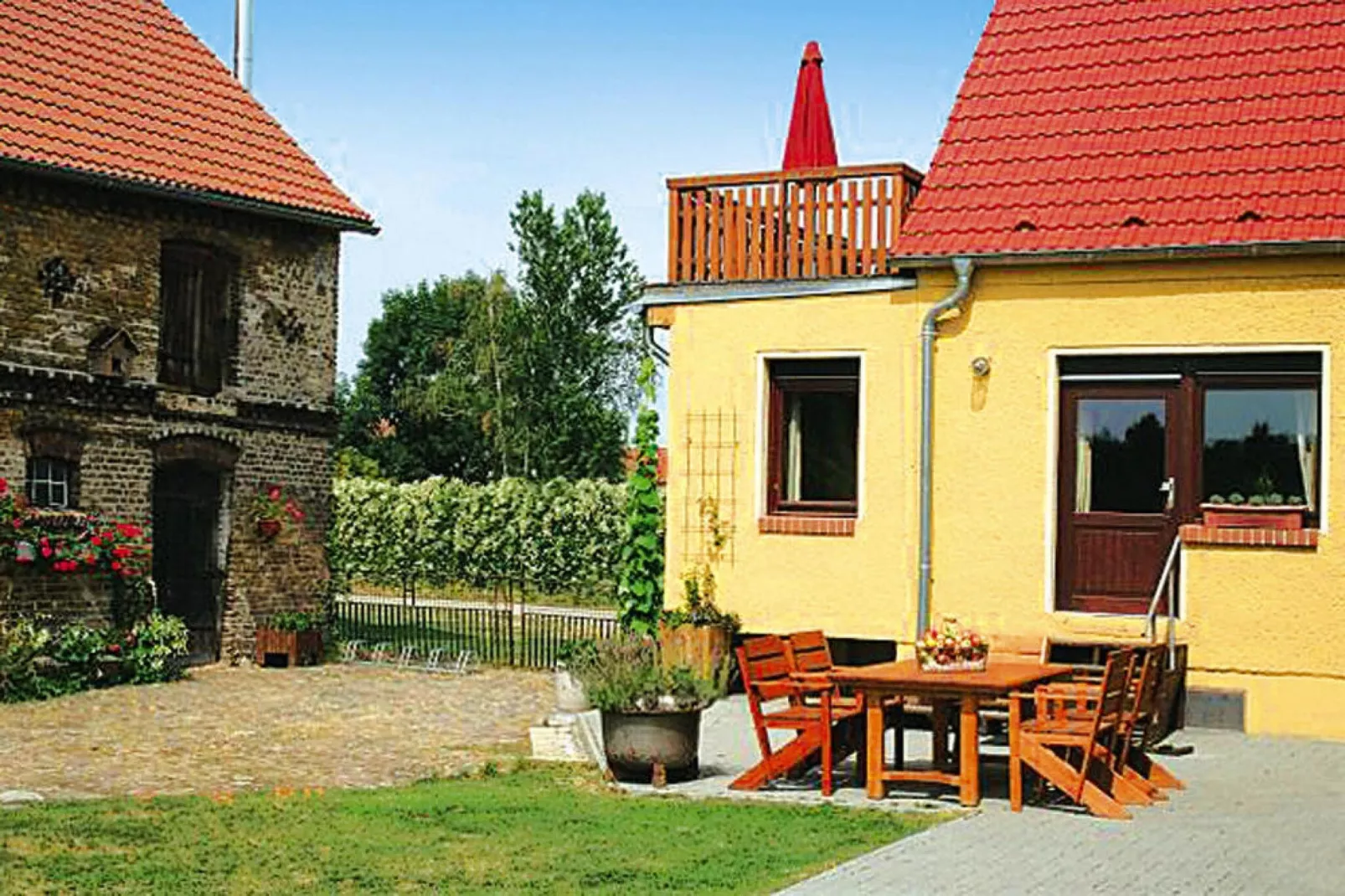 Ferienwohnung in Beetzseeheide-Buitenkant zomer