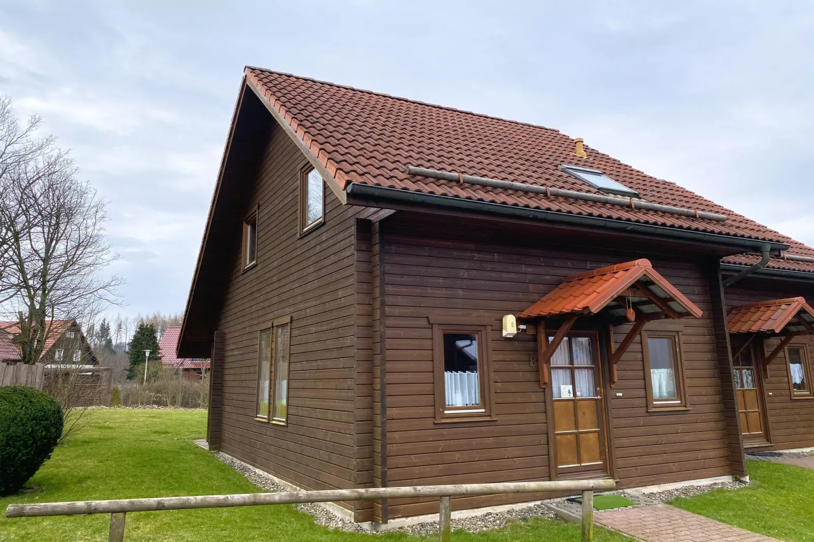 Ferienhaus in Hasselfelde - Haus 8 Blauvogel-Buitenkant zomer