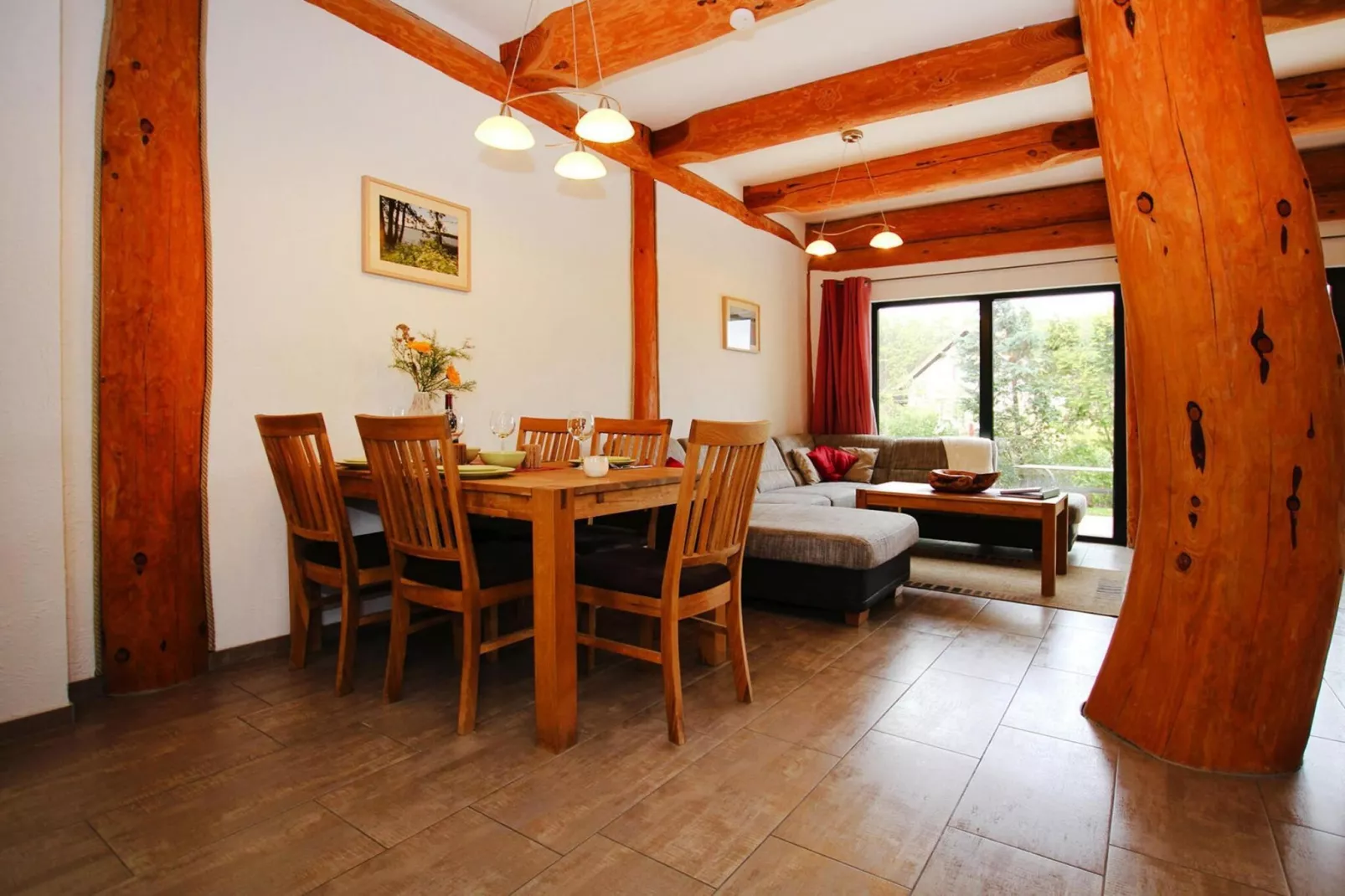 Ferienhaus Waldblick 85 qm-Eetkamer