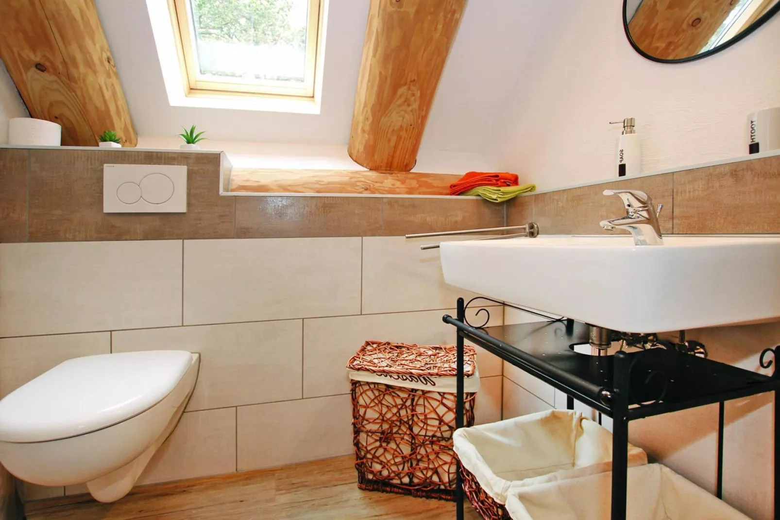 Ferienhaus Waldblick 85 qm-Badkamer