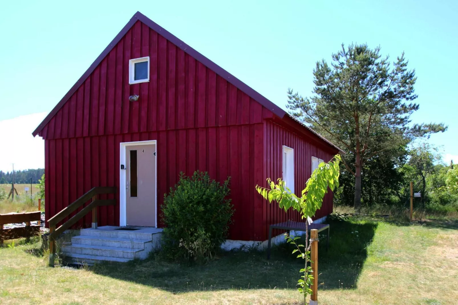 Bungalow 4 Rheinsberg-Buitenkant zomer