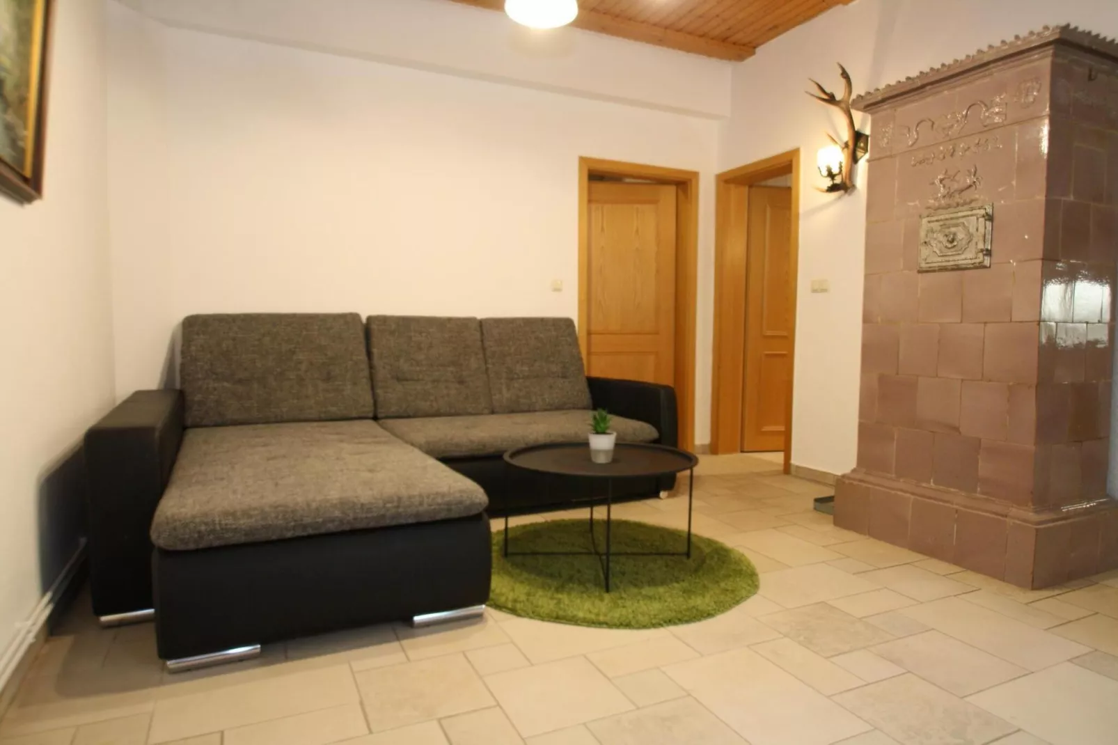 Doppelhaushälte Waldkautz-Woonkamer