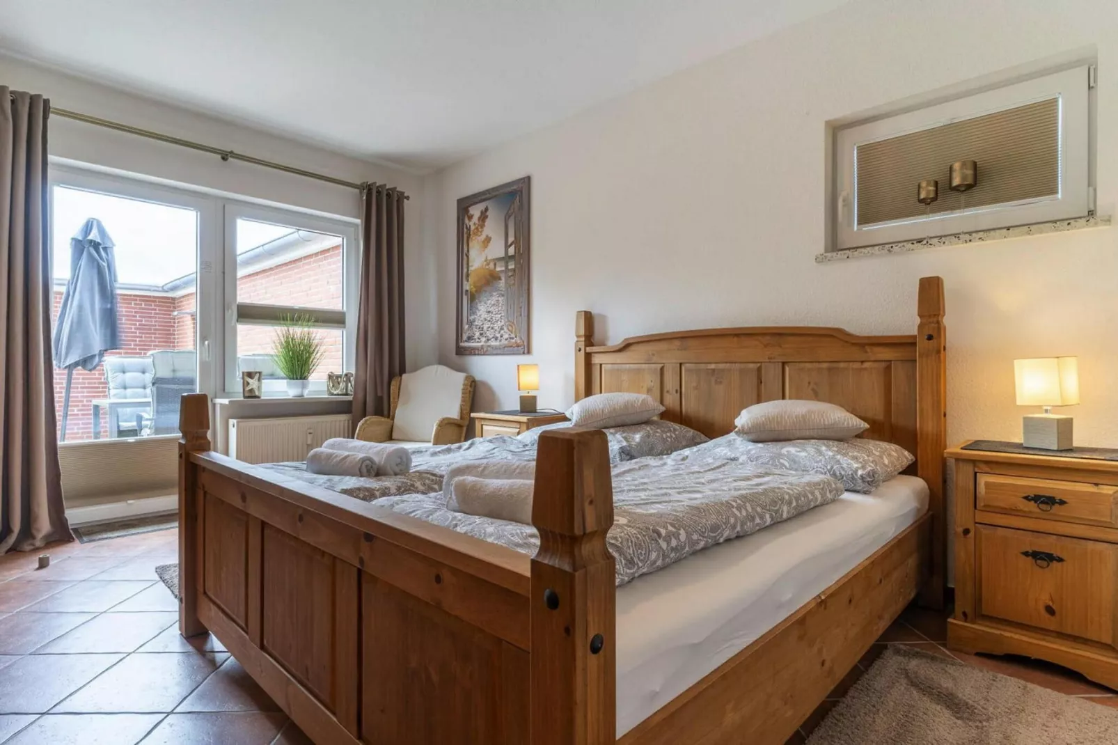 Mellis Ankerplatz Büsum-Slaapkamer