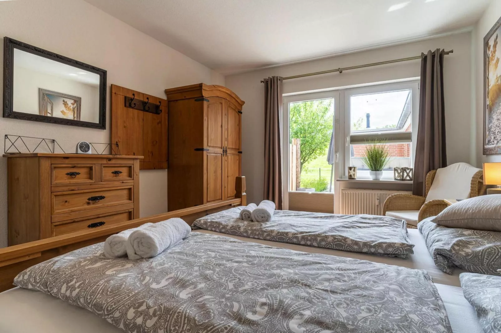 Mellis Ankerplatz Büsum-Slaapkamer