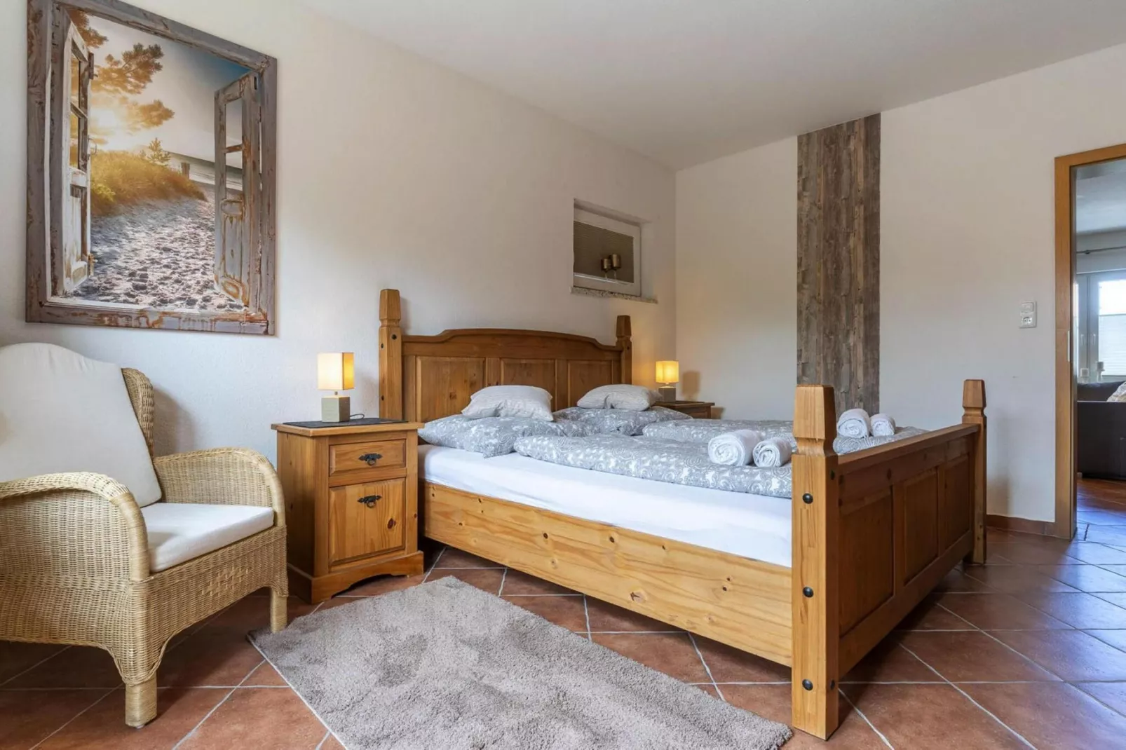 Mellis Ankerplatz Büsum-Slaapkamer
