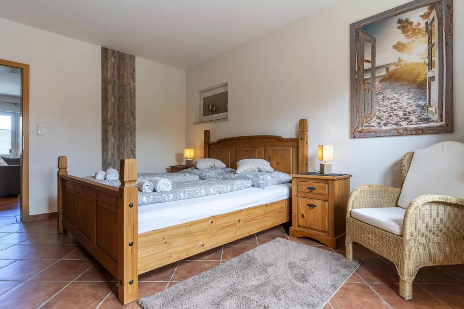 Mellis Ankerplatz Büsum-Slaapkamer