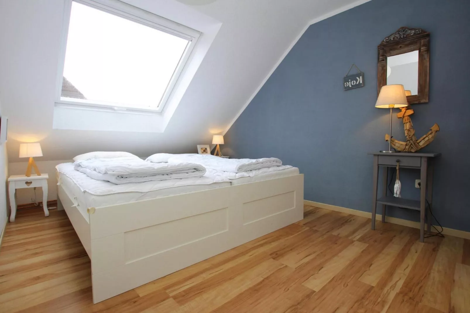 Ferienwohnung nordisch Garding-Slaapkamer