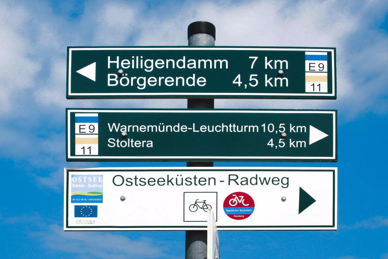 App 16 seitl Meerblick 1 OG-Gebieden zomer 1km