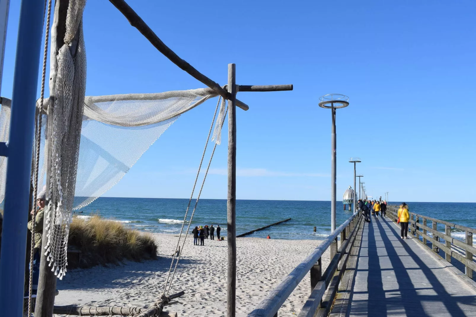 Ferienwohnung Zingst-Buhnen 24-Gebieden zomer 1km