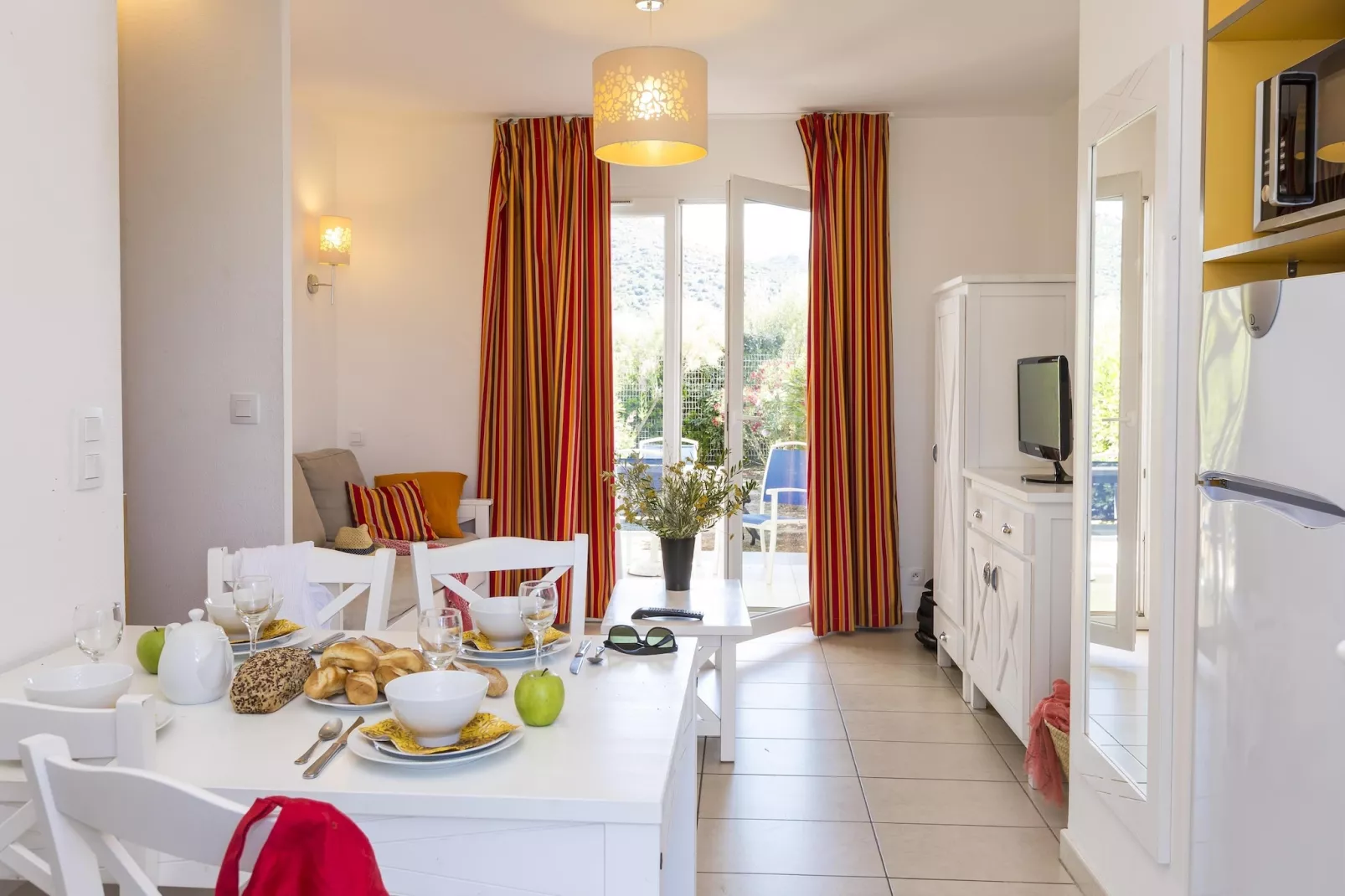 Résidence-Club les Villas Bel Godère 1-Eetkamer
