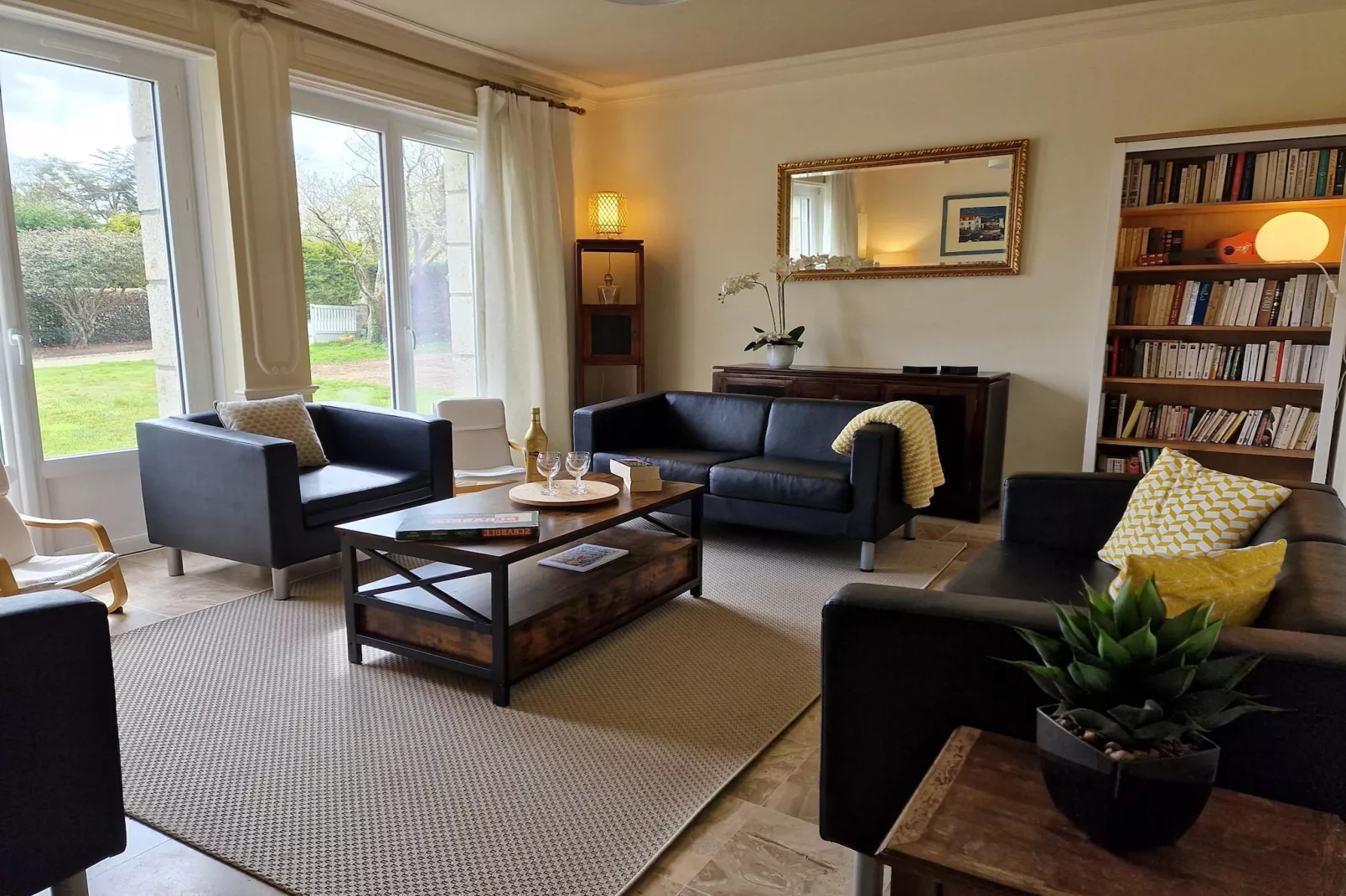 Holiday home Plougasnou-Woonkamer