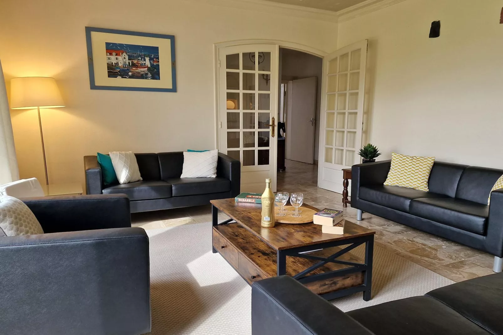 Holiday home Plougasnou-Woonkamer