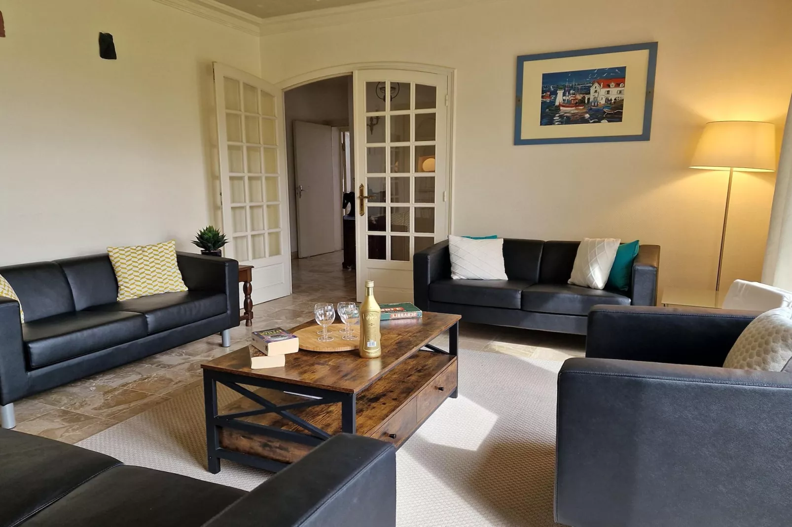 Holiday home Plougasnou-Woonkamer