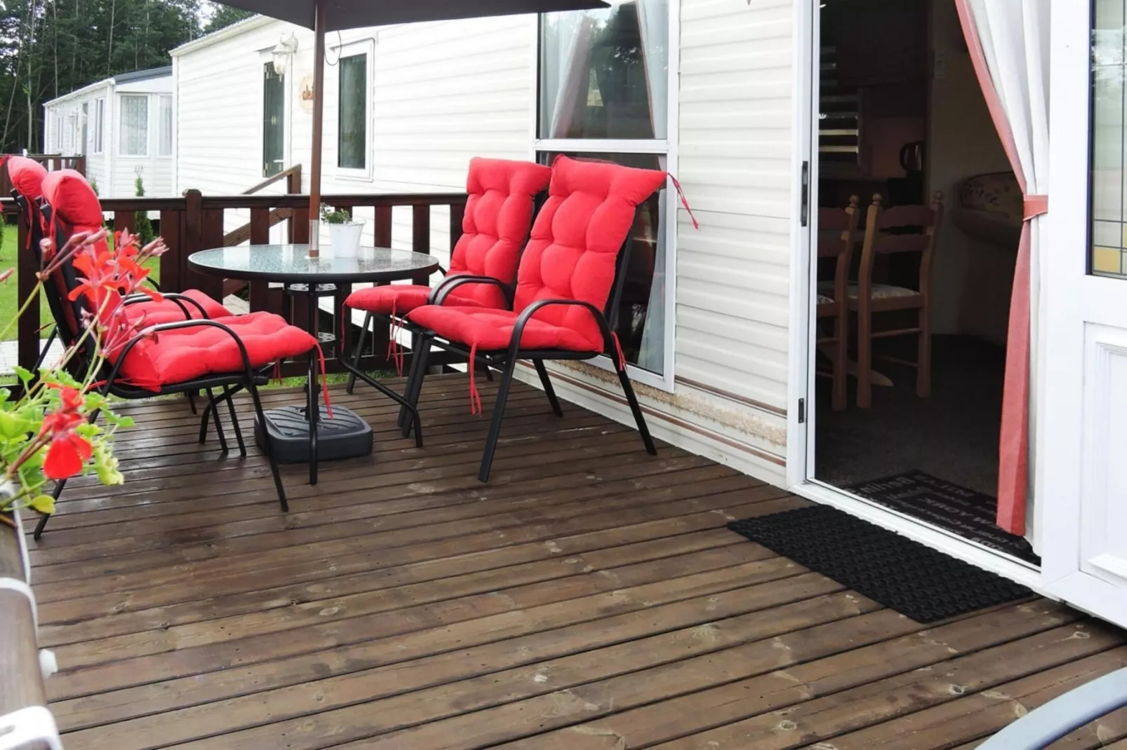 Holiday homes by the Lake Kolczewo 1-6 pers-Terrasbalkon