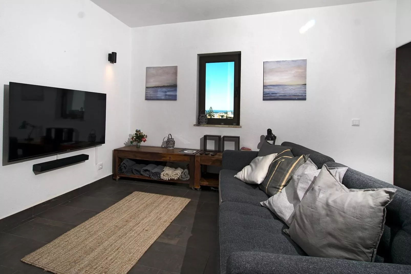 Ferienwohnung - Lagos-Woonkamer