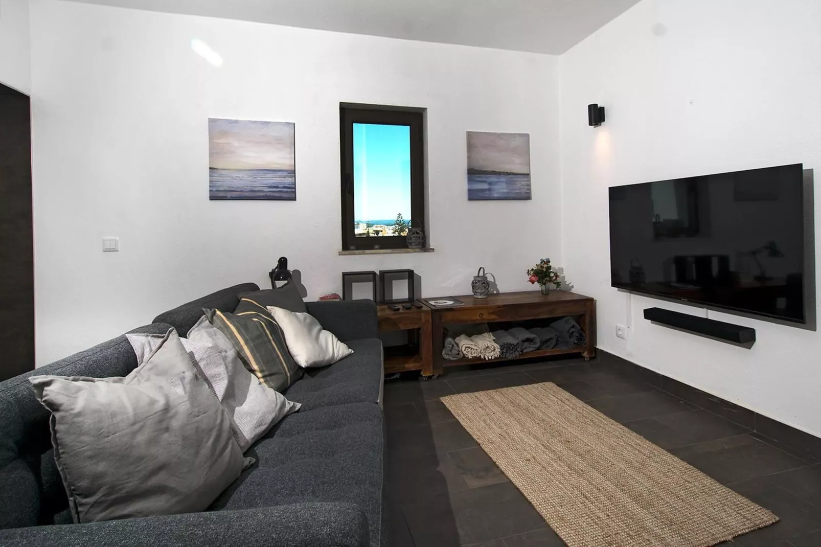 Ferienwohnung - Lagos-Woonkamer