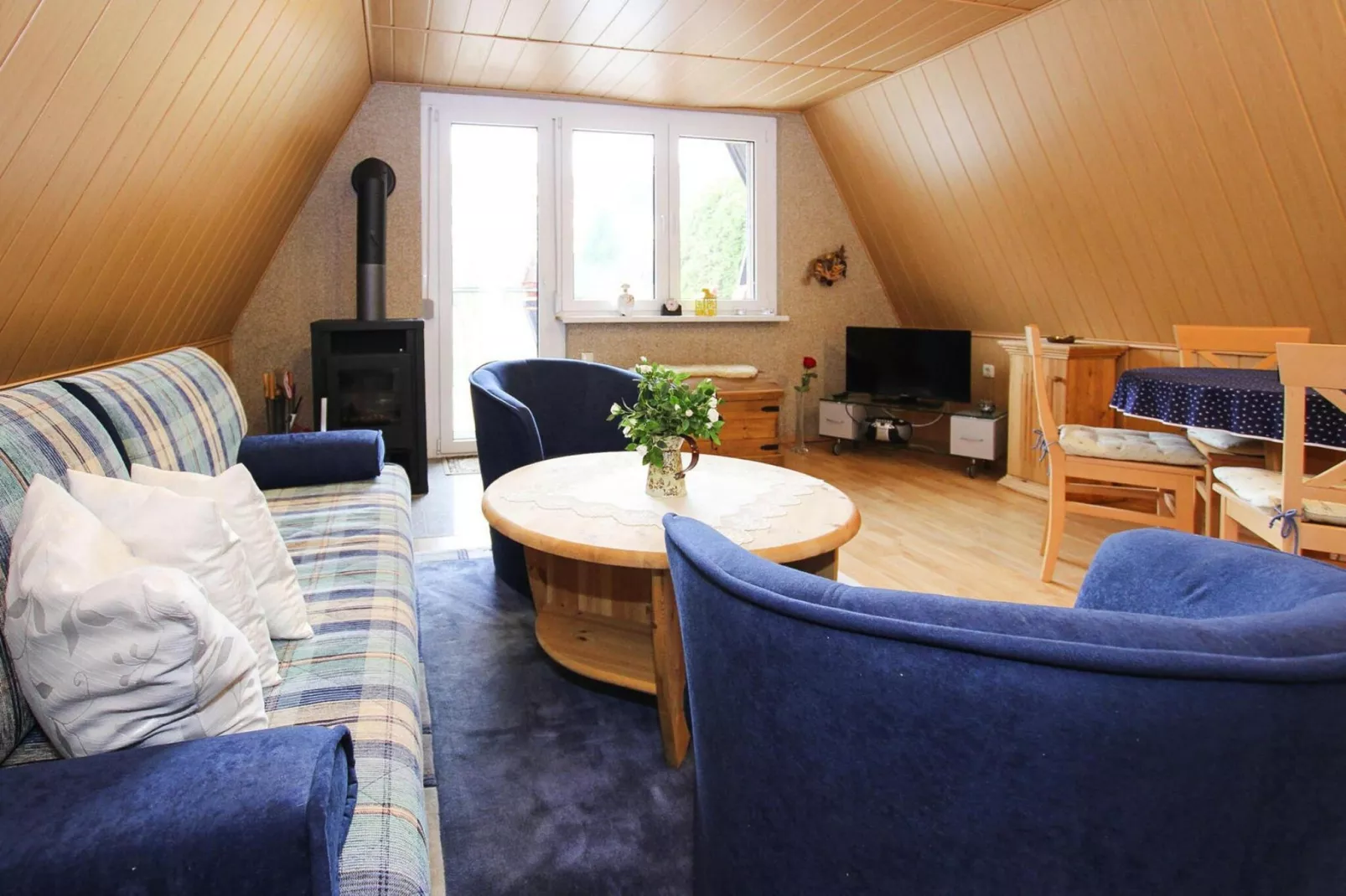 Ferienhaus 55 qm-Woonkamer