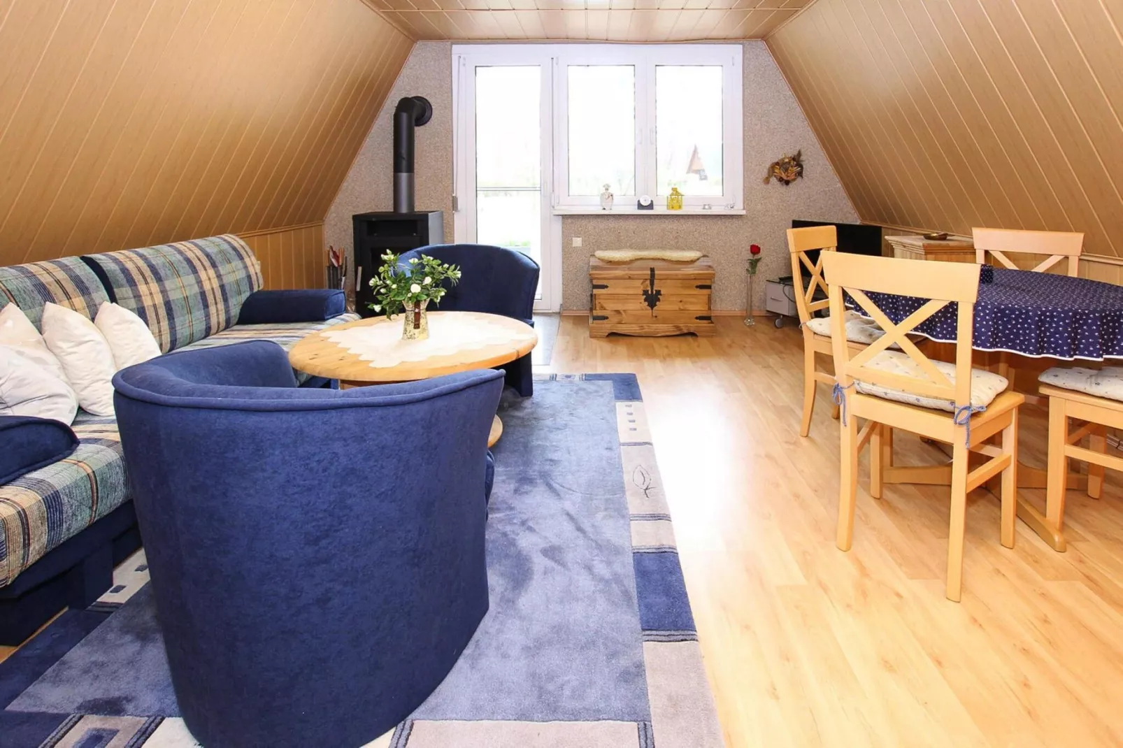 Ferienhaus 55 qm-Woonkamer