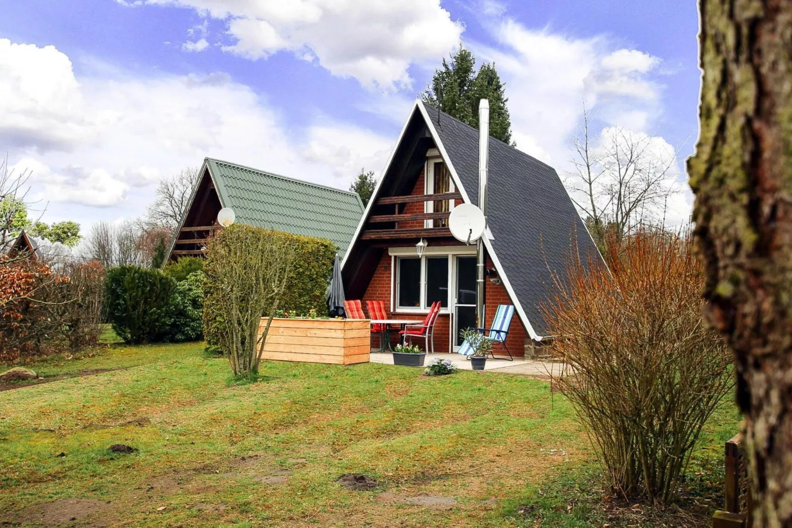 Ferienhaus 55 qm-Buitenkant zomer