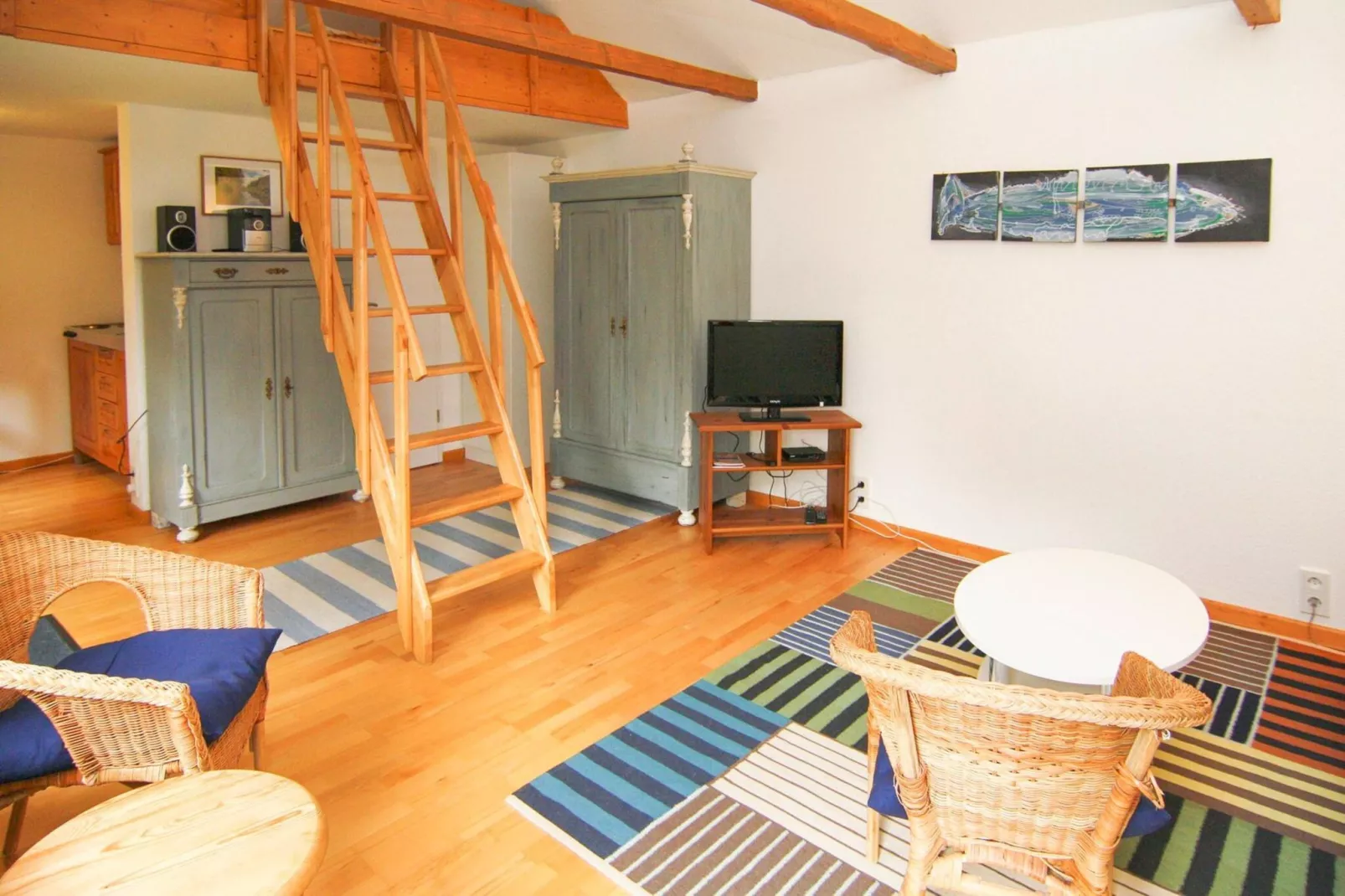 Ferienhaus Gänseblümchen-Woonkamer
