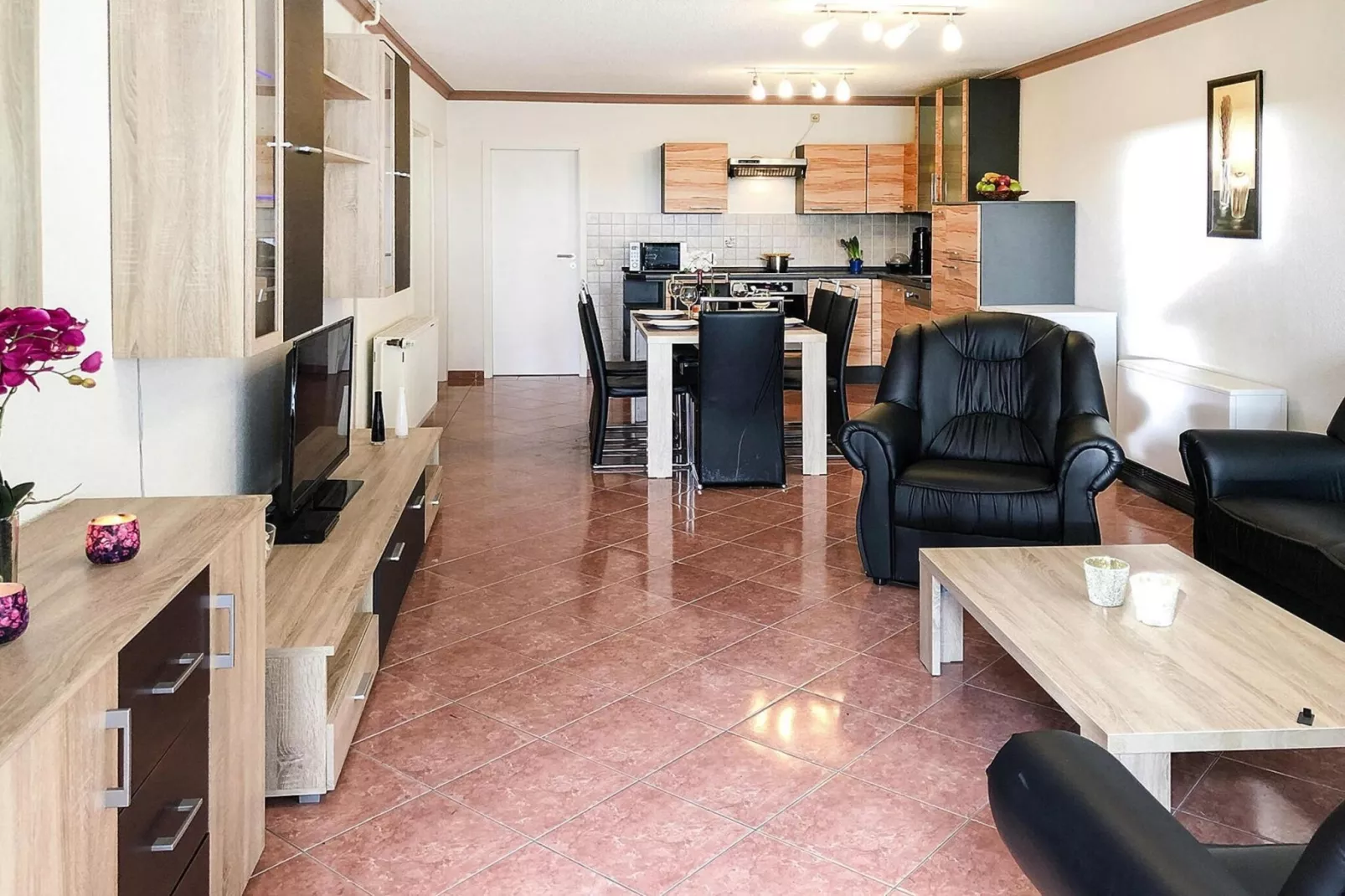 Reihenhaus groß 8 Personen-Woonkamer