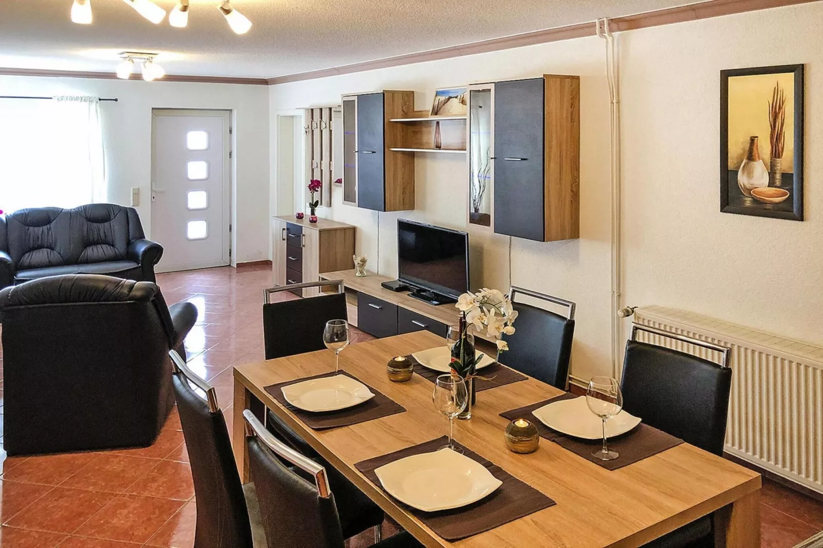 Reihenhaus groß 8 Personen-Eetkamer