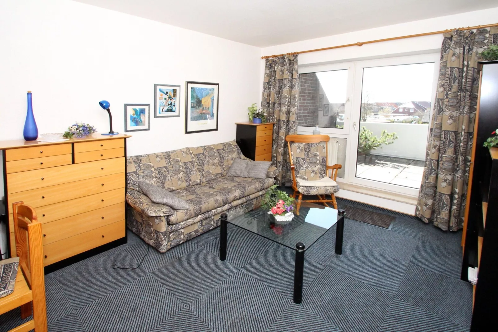 Ferienwohnung Dornumersiel-Woonkamer