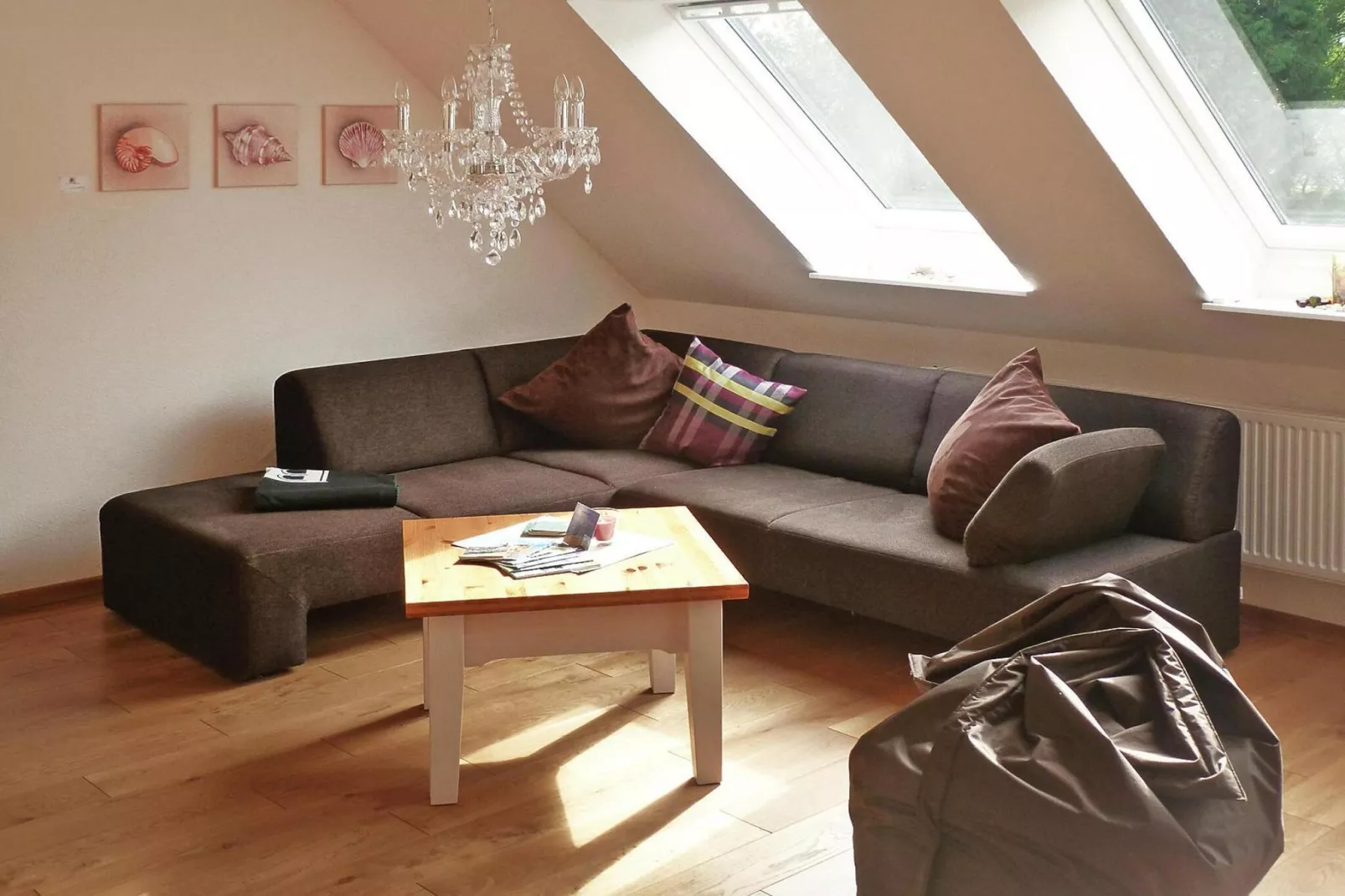 Ferienwohnung Dangast-Woonkamer